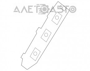 Кріплення заднього бампера зовнішнє праве Ford Escape MK4 20-