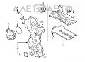Регулятор фаз газораспределения фазорегулятор Mazda CX-9 16- 2.5T сломаны фишки