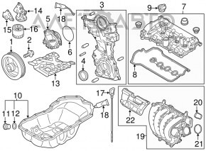 Колектор впускний Mazda 3 14-18 BM 2.0