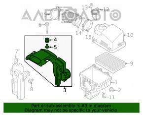 Воздухоприемник Mazda 6 13-21 2.5