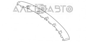 Накладка заднего бампера Mercedes CLA 14-19 usa хром