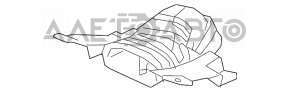 Повітроприймач Honda Accord 18-221.5T новий OEM оригінал