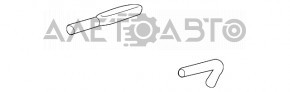 Кронштейн глушителя правый Toyota Highlander 14-19