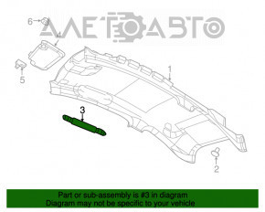 Ручка стелі права Fiat 500 12-19
