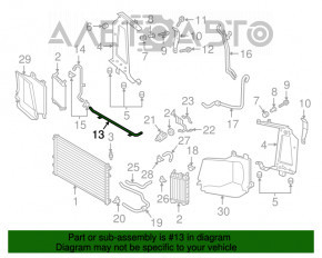 Патрубок системи охолодження Audi Q7 16-3.0T метал