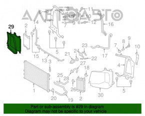 Дефлектор повітропровід радіатора правий Audi Q7 16-3.0T