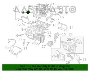 Клапан печки кондиционера Audi Q7 16-