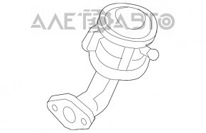 Клапан ЄГР лівий Audi Q5 8R 13-17 3.0 tfsi