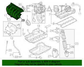 Колектор впускний VW Beetle 12-2.5