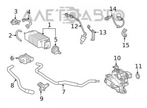 Клапан вентиляции картерных газов Toyota Camry v70 18- 2.5 A25A-FKS