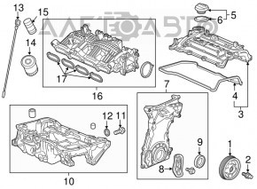 Прокладка клапанной крышки Honda Accord 18-22 1.5T L15B7 новый OEM оригинал