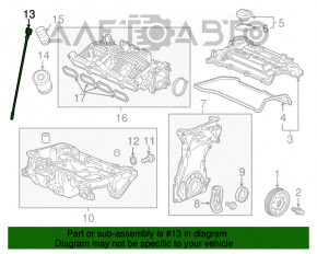 Масляний щуп Honda Accord 18-22 1.5T L15B7