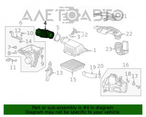 Повітропровід на колектор Honda Civic XI FE/FL 22-1.5T