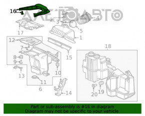 Уплотнитель воздухоприемника Honda Civic XI FE/FL 22- 2.0