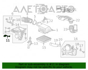 Кронштейн корпусу повітряного фільтра Honda Civic XI FE/FL 22-1.5T верхній
