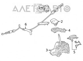 Шифтер КПП Toyota Rav4 19-