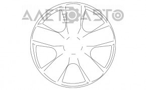 Диск тормозной задний правый Toyota Sienna 11-20 новый OEM оригинал