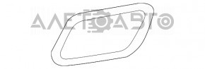 Заглушка омывателя фар переднего бампера правая Audi A6 C7 12-15 дорест, слом креп