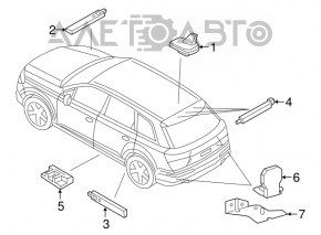 Підсилювач антени прав Audi Q7 16- двері багажника