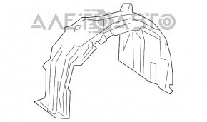 Підкрилок передній правий Lexus ES300h ES350 19-20