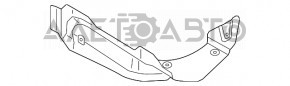 Защита задняя правая VW Jetta 19- трещина, слом креп
