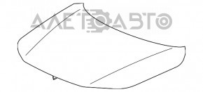 Капот голый Honda Civic XI FE/FL 22- новый OEM оригинал