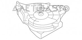 Мотор вентилятор пічки 3 ряди BMW X5 F15 14-18