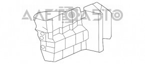 Повітропровід переднього бампера правий Honda Civic XI FE/FL 22-5d