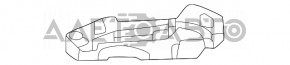 Кронштейн переднього бампера нижній правий Honda Civic XI FE/FL 22-