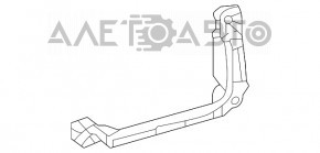 Кріплення заднього бампера ліве зовнішнє Honda Civic XI FE/FL 22- нижнє 4d