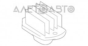 Резистор пічки Subaru Outback 15-19 manual