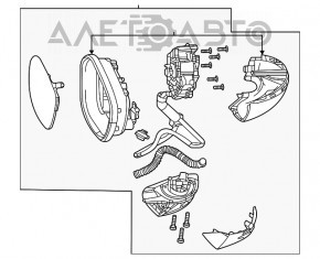 Зеркало боковое левое Honda Civic XI FE/FL 22- подогрев