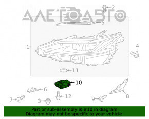 Блок розжига левый Lexus ES250 ES300h ES350 19-21 Full LED