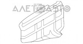 Защита заднего бампера правая Hyundai Elantra UD 11-13