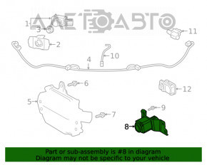 Камера передняя Lexus ES250 ES300h ES350 19-22