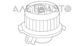 Мотор вентилятор пічки Toyota Highlander 08-13