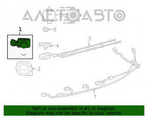 Парктроник передний внешний Lexus ES250 ES300h ES350 19-