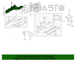 Четверть передняя правая Audi A4 B8 08-16 графит