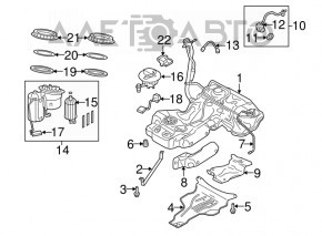 Паливний насос бензонасос Audi A4 B8 08-16 2.0 T