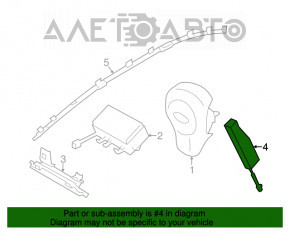 Подушка безпеки airbag сидіння лев Subaru XV Crosstrek 13-17