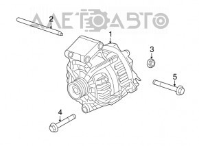 Генератор Ford Fiesta 11-19 1.6