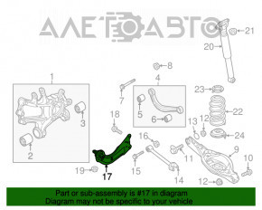 Рычаг продольный задний левый Mazda 3 14-18 BM