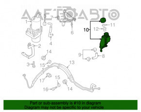 Бачок електропідсилювача Mazda 3 MPS ’09-13