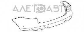 Бампер передний голый с губой Jaguar F-Pace X761 17-20 SPORT под 2 парктроника и омыватели фар новый неоригинал