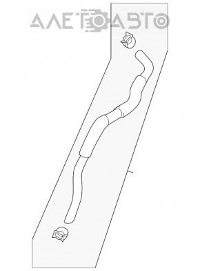Трубки на охладитель КПП Mazda 6 18-21 длинная