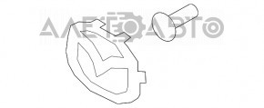 Емблема решітки радіатора Mazda 6 18-21 у зборі без круїзу та камери новий OEM оригінал