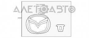 Эмблема значок Mazda крышки багажника Mazda 6 18-21