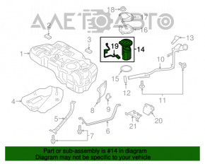 Паливний насос бензонасос Ford Ecosport 18-21 1.0T
