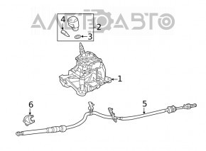 Шифтер КПП Mazda 6 17-21