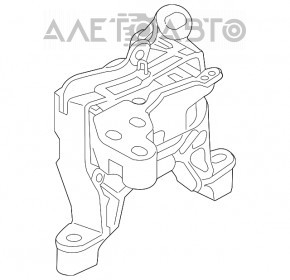 Подушка двигуна права Mazda 6 18-20 2.5 мкпп
